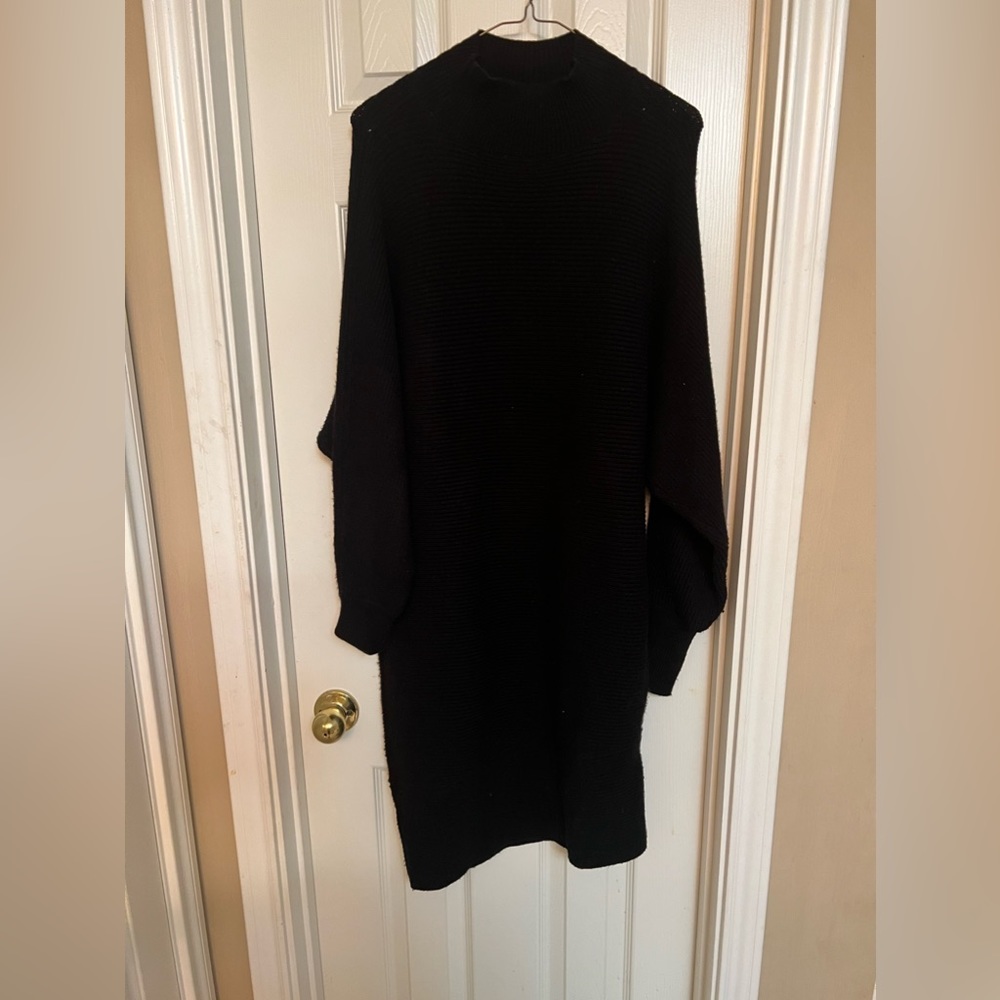Express Black Sweater Dress, Size M